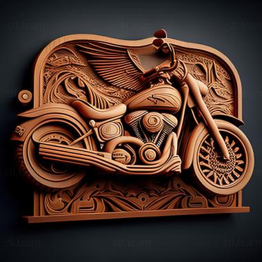 3D модель Harley Davidson Sport Glide (STL)